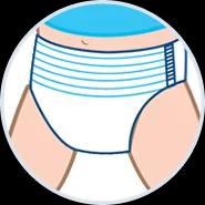 Easy to Wear: MamyPoko Large Diaper Pants